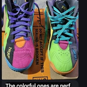 NERF Kids Multicolor Sneakers with Blue Laces